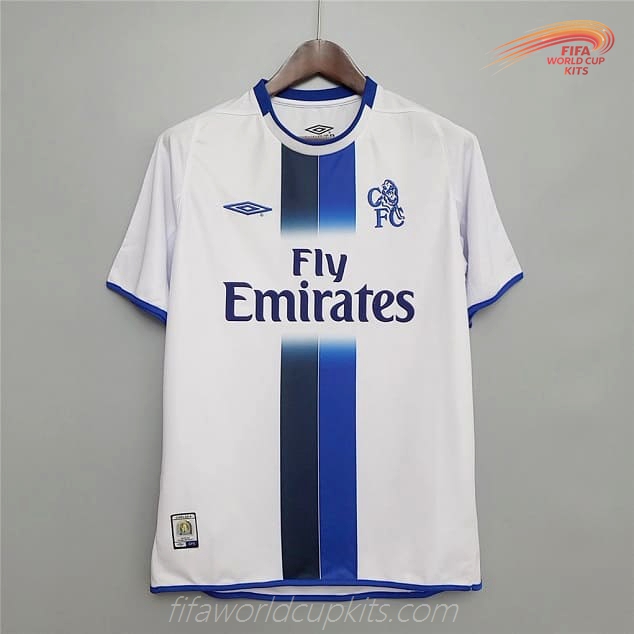 Chelsea 03-05 Away White Football Kit