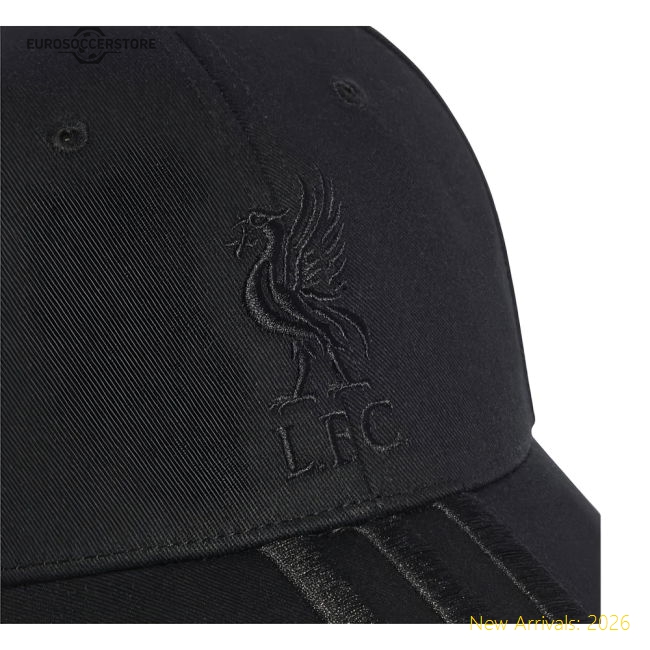 Liverpool Football Club 2025-2026 Baseball Cap (Black) For Premier