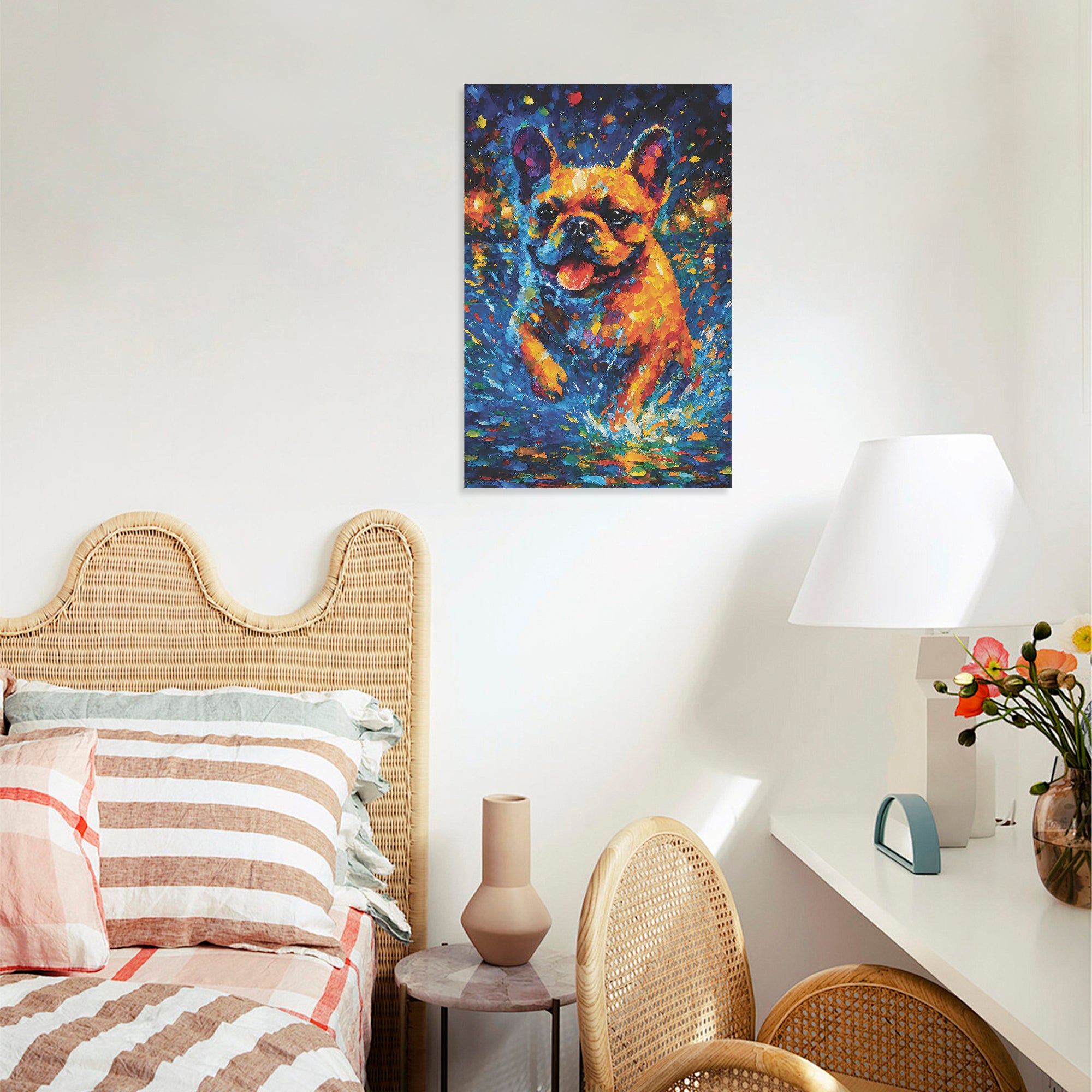 Stormi - Vertical Canvas Painting