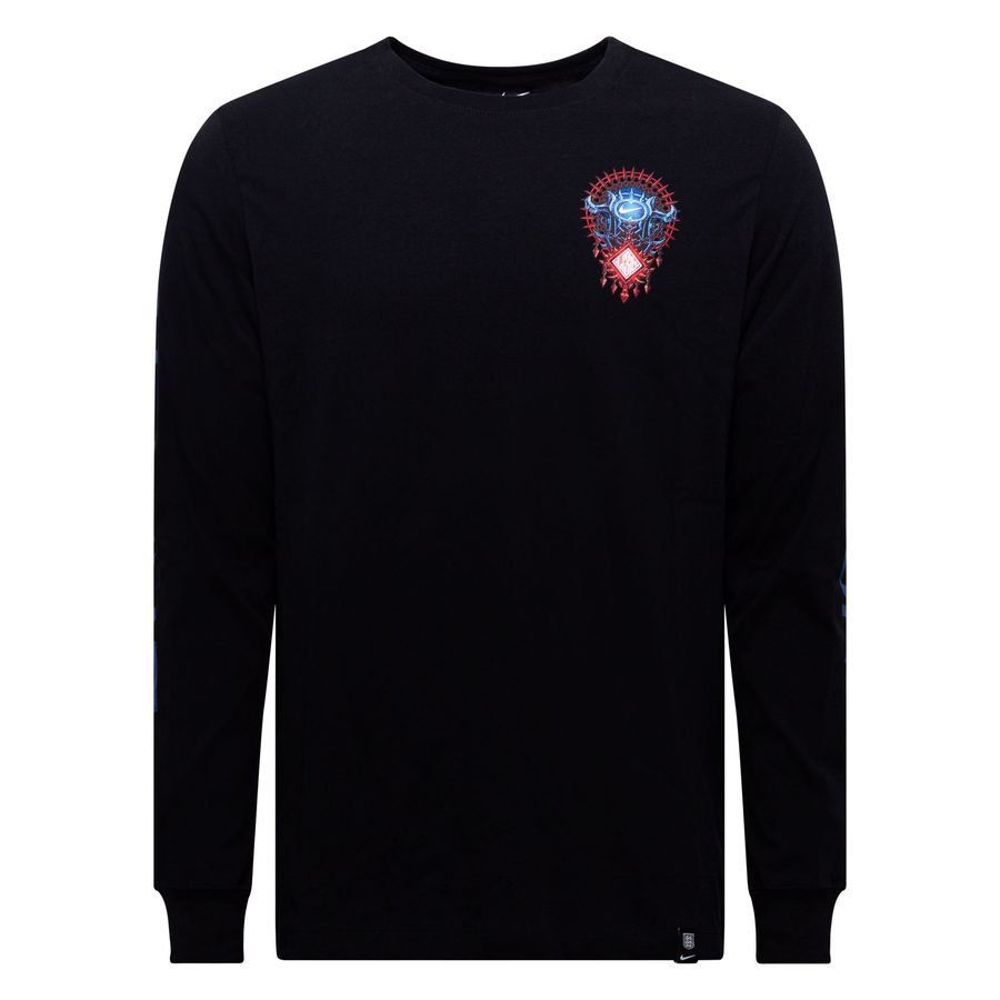 England T Shirt Premium L/s Jet Black Supporter Version