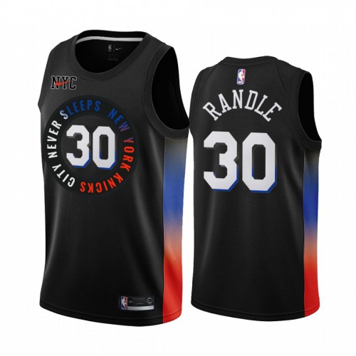 Knicks Julius Randle #30 Superior 2020 City NBA Swingman Jersey Black