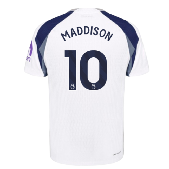 2025-2026 Tottenham Hotspur Authentic Home Kit (Maddison 10)