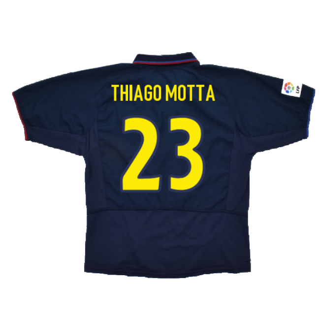 Barcelona 2003-04 Third Shirt ((Very Good) XXL) (Thiago Motta 23)