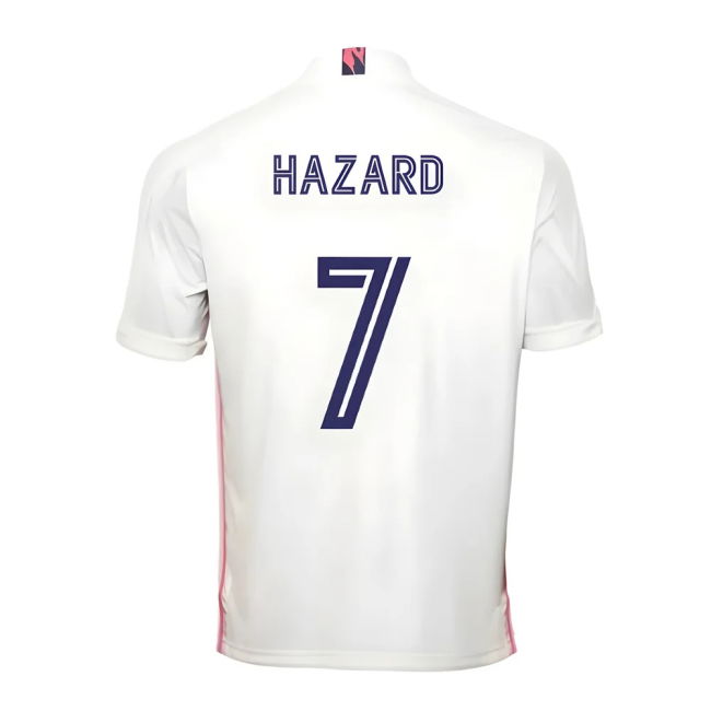 2020-2021 Real Madrid Adidas Home Football Shirt (HAZARD 7) - Ultra...