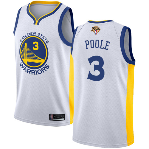 Nike Warriors White State Warriors #3 Jersey - Budget-Friendly