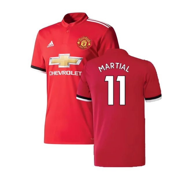 Manchester United 2017-18 Home Jersey ((Excellent) 4-5 Year) (Marti...
