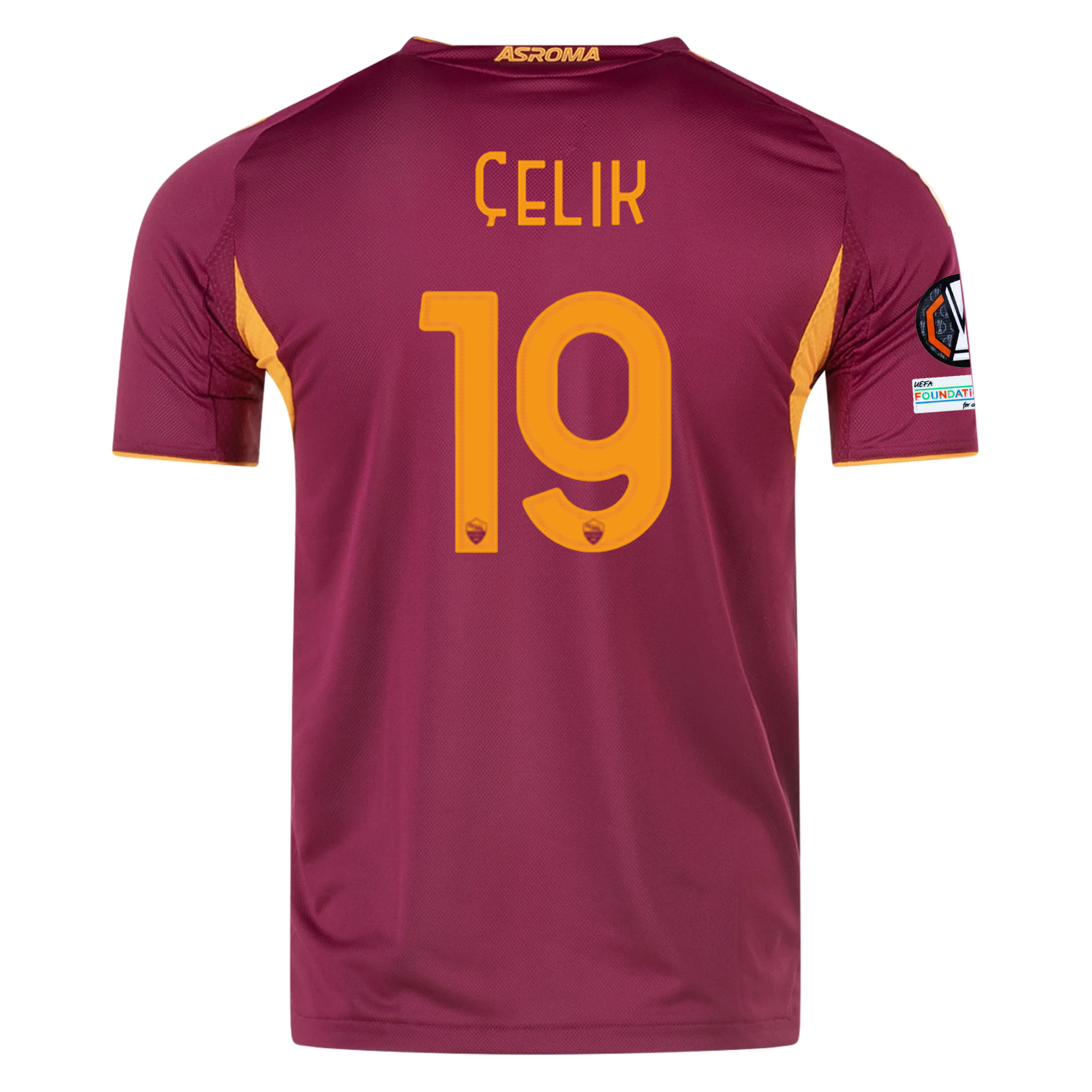 AS Roma Patches 2025-2026 UEL Home Jersey – Authentic Shirt