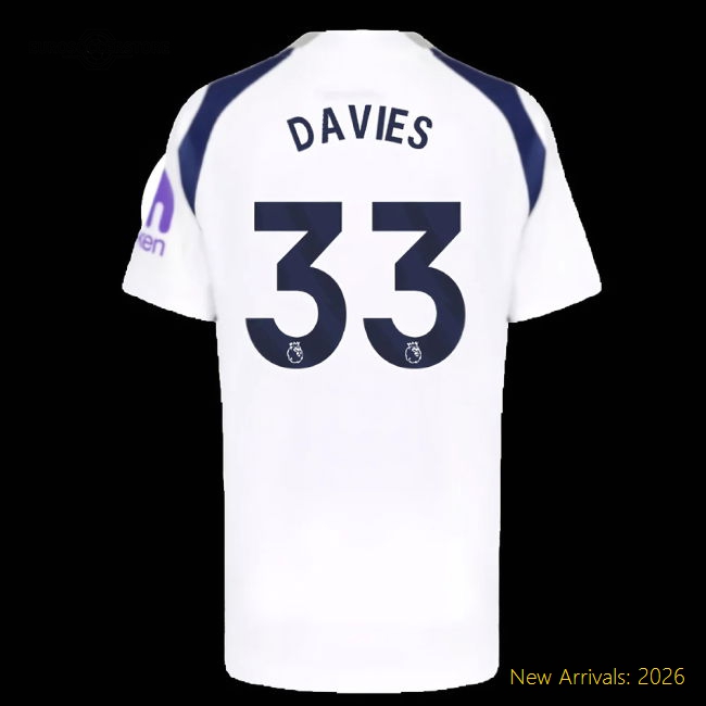 2025-2026 Football Team Kids Non-toxic Jersey Davies Drycell