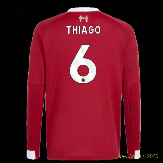 2025-2026 Liverpool Kids Comfortable Jersey Thiago Aeroready