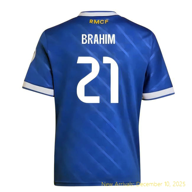 2025-2026 Real Madrid Third Shirt - Top Grade Game Day (Brahim 21) -...
