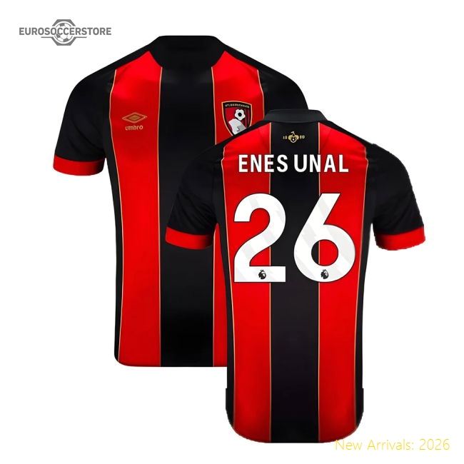 2024-2025 Bournemouth Home Shirt (enes Unal 26) - Reasonable Price