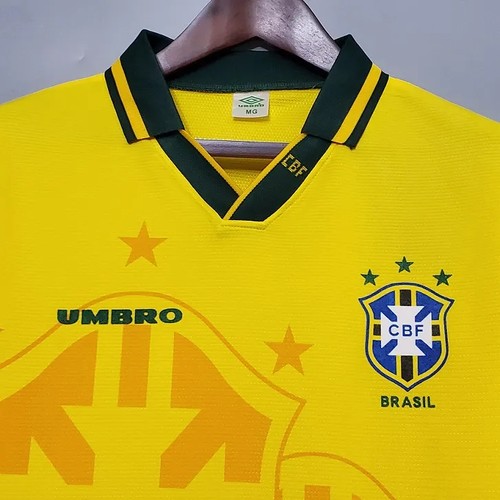 1994 Brazil Premium Jersey Retro World Cup - Special Edition Shock