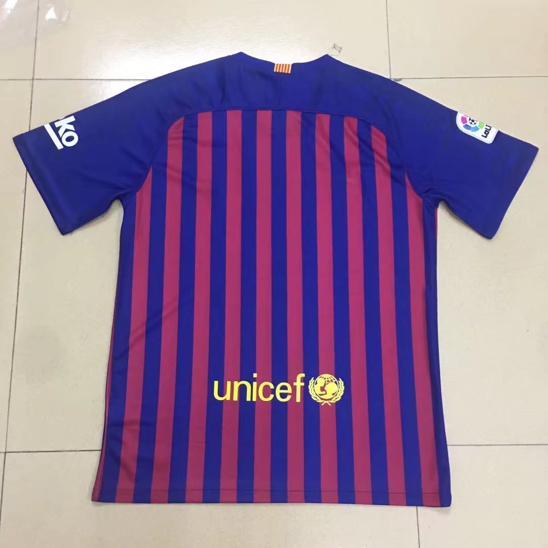 Barcelona Home 201819 Soccer Jersey Shirt - Official Replica 12405