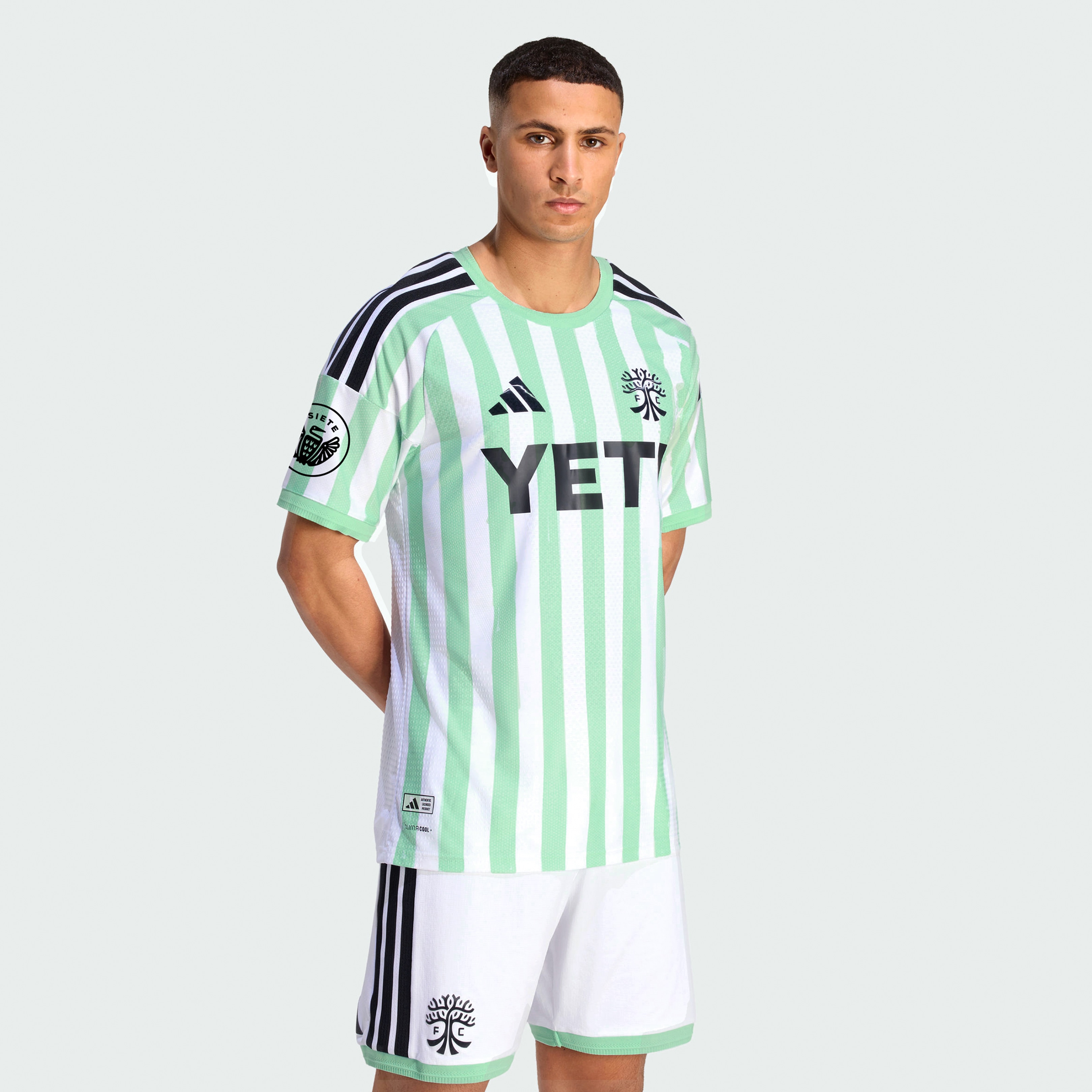 [SJH] Austin FC 2026 The Rooted Kit On-Field Authentic Patch Jersey - White