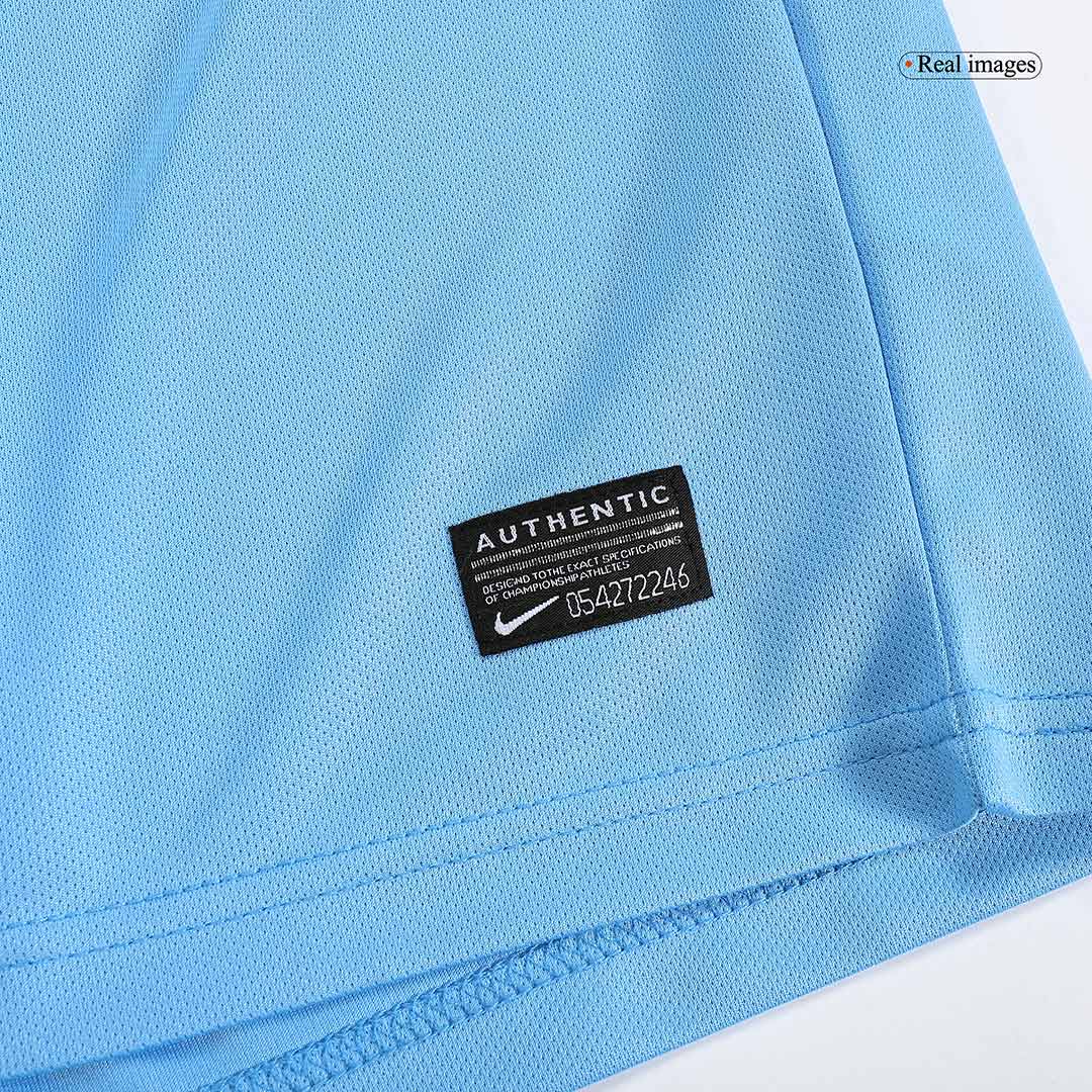 Retro 2013/14 Manchester City Home  Soccer Jersey Authentic Kit