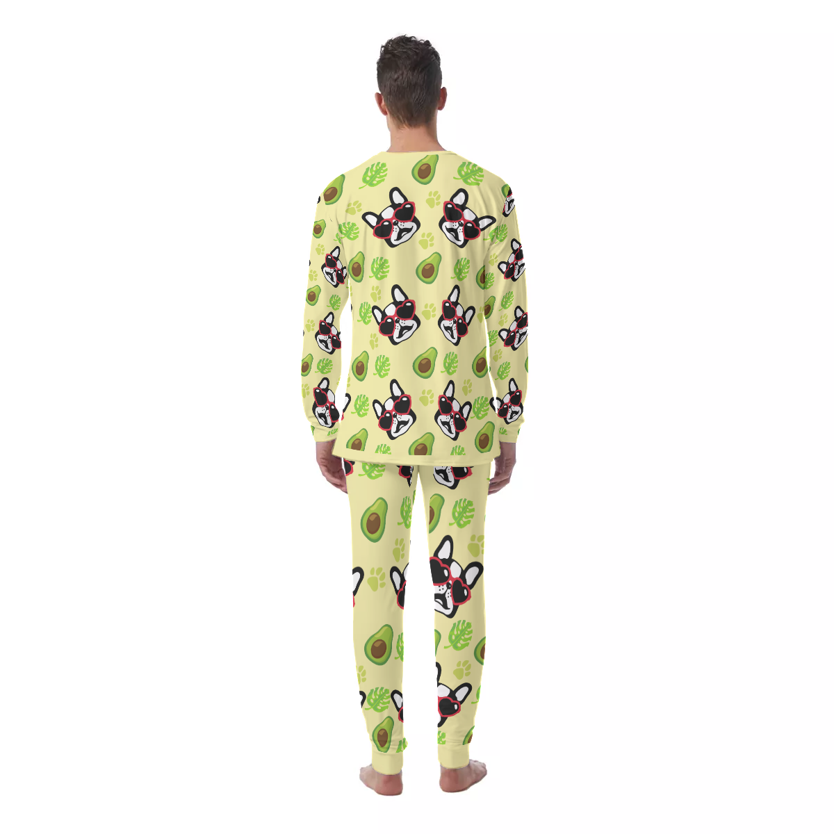 Vet-recommended Cooper - Frenchie Men's Pajamas Winter Wear