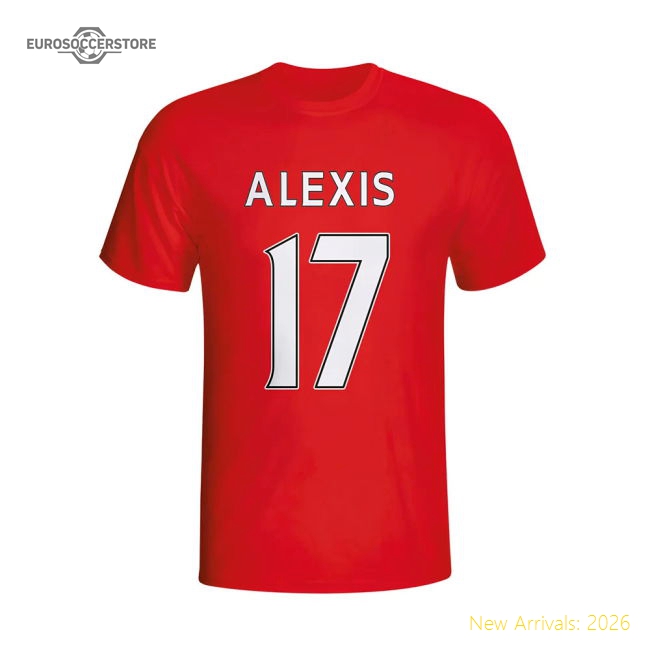 Premium Alexis Sanchez Arsenal Hero T-shirt (red) - Premium Quality