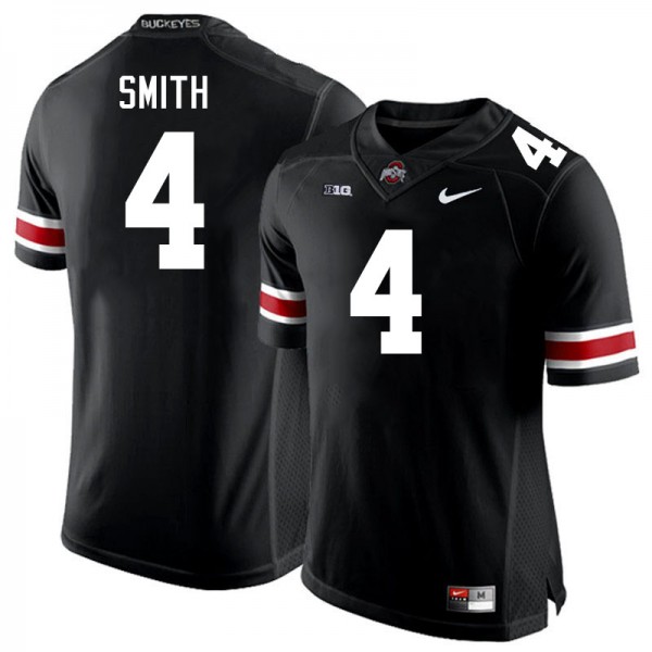 Men Ohio State Buckeyes #4 Jeremiah Smith Black Nike Stitch Jersey