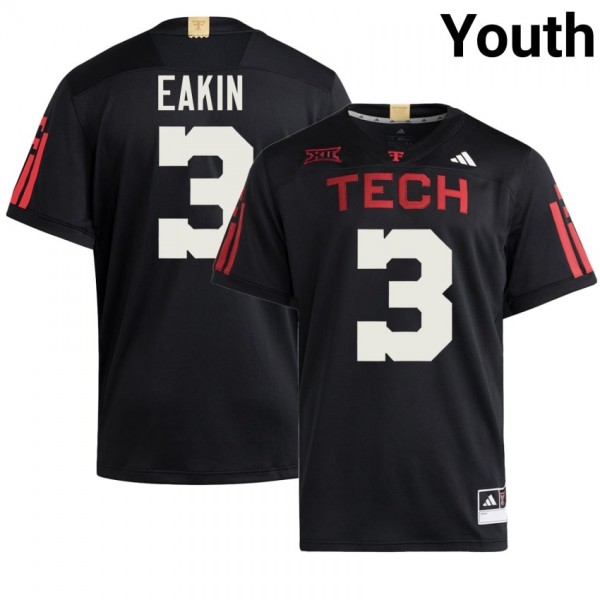 Youth NCAA Team #3 Coy Eakin Authentic Jersey - Elite - Offensive