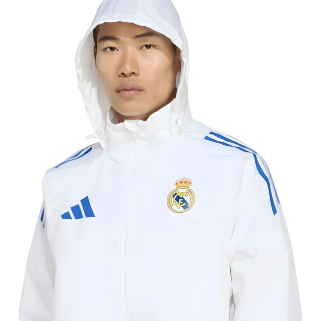 2025-2026 Shirt by Real Madrid EU Allweather Jacket (Unisex