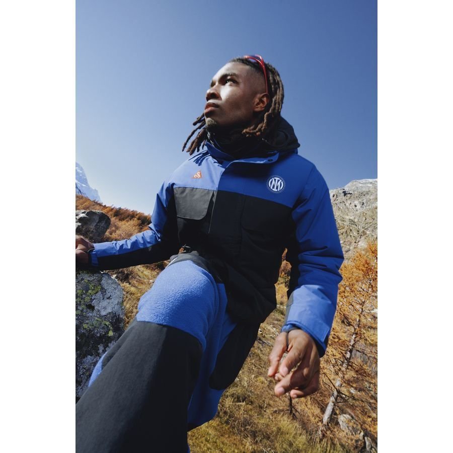 [EFKS] Inter ACG Jacket Storm FIT Skull Peak Hyper Blue/Black/Safety Orange Jersey X