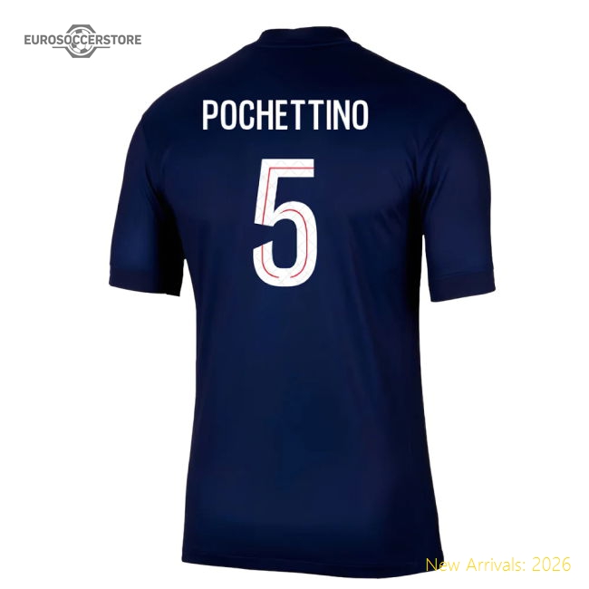 Trending 2025-2026 Psg Paris Saint Germain Home Shirt (Pochettino 5)