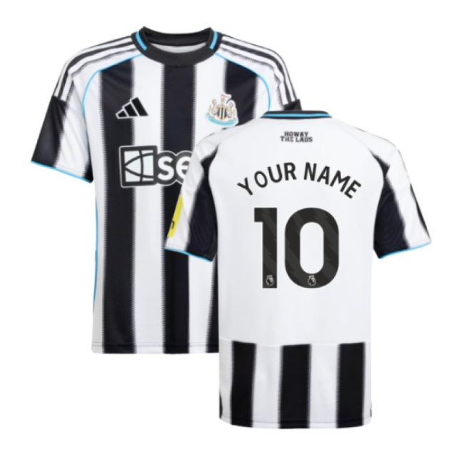 Authentic 2025-2026 Newcastle Home Shirt (kids) (your Name) - Premium