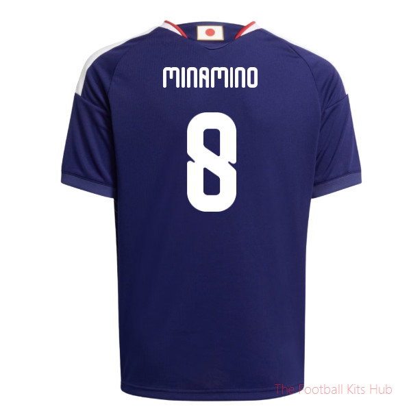 Japan 2026-2027 Home Shirt Minamino #8 Match Jersey Football Kit