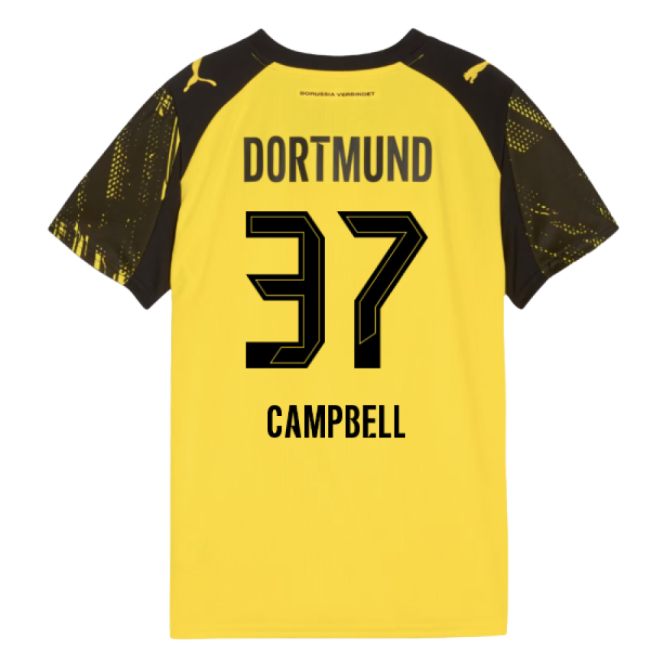Excellent 2025-2026 Borussia Dortmund Home Shirt (kids) (campbell 37)