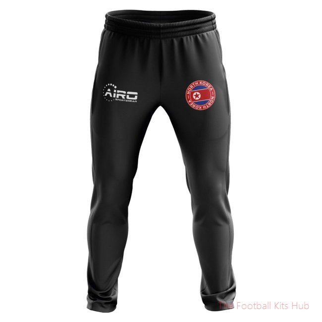 North Korea Concept Football Training Pants (Black)