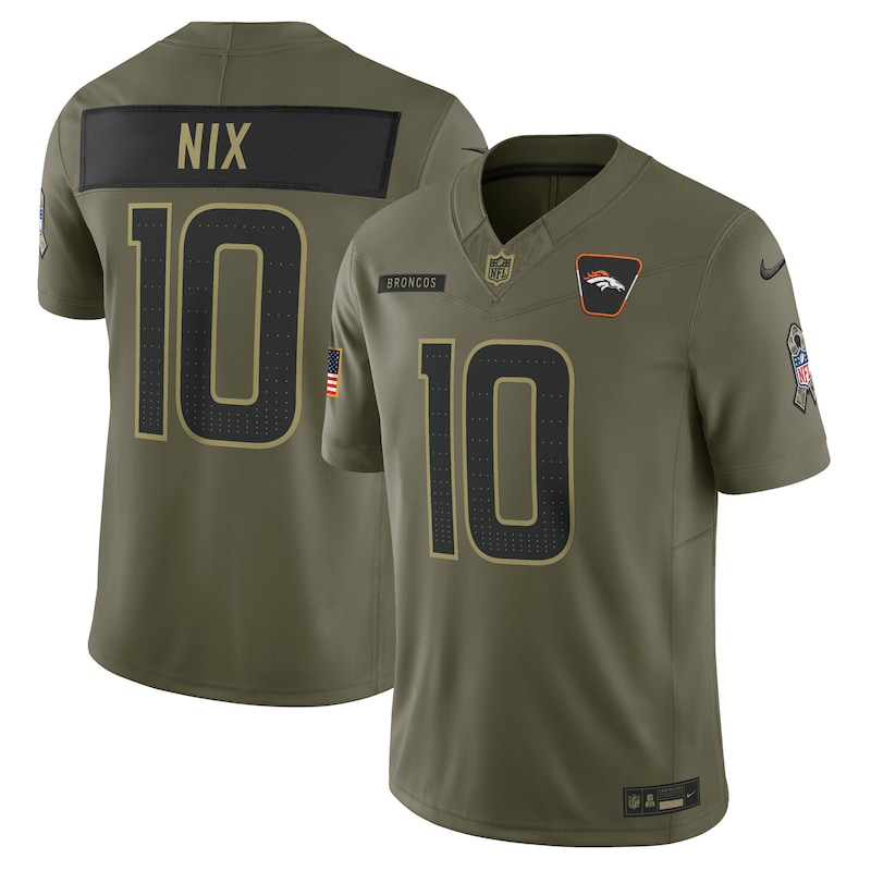 None Bo Nix DEN Broncos Championship Pro-Level Jersey for NFL Fans