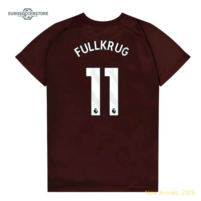 West Ham Kids Fullkrug Kid-approved Jersey Climacool Easy-care