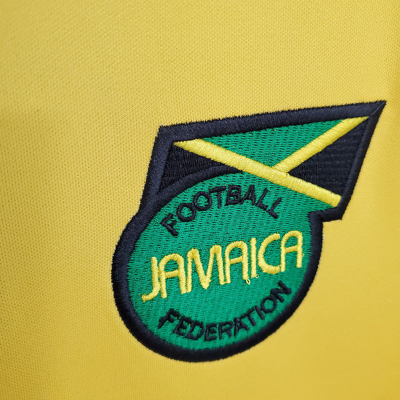 1998 Jamaica Away kit yellow