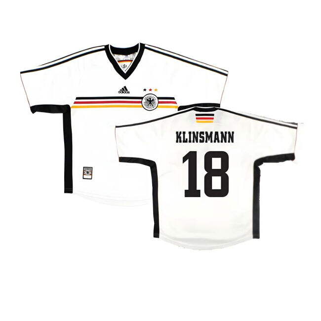 Sweet Germany 1998-00 Home Shirt ((Very Good) L) (Klinsmann 18) Gorgeous