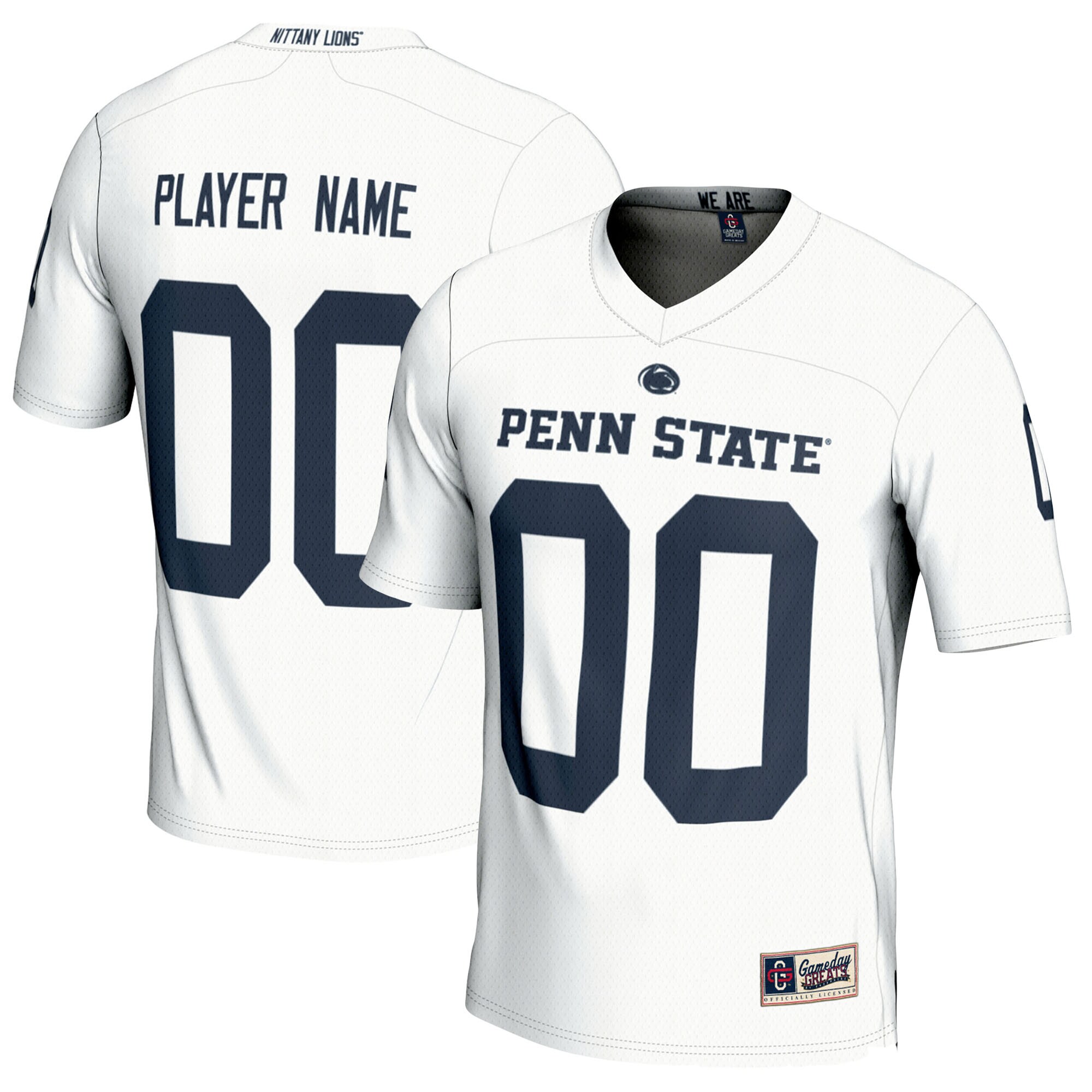 [DDG] Penn State Nittany Lions GameDay Greats Youth NIL Pick-A-Player Football Jersey - White