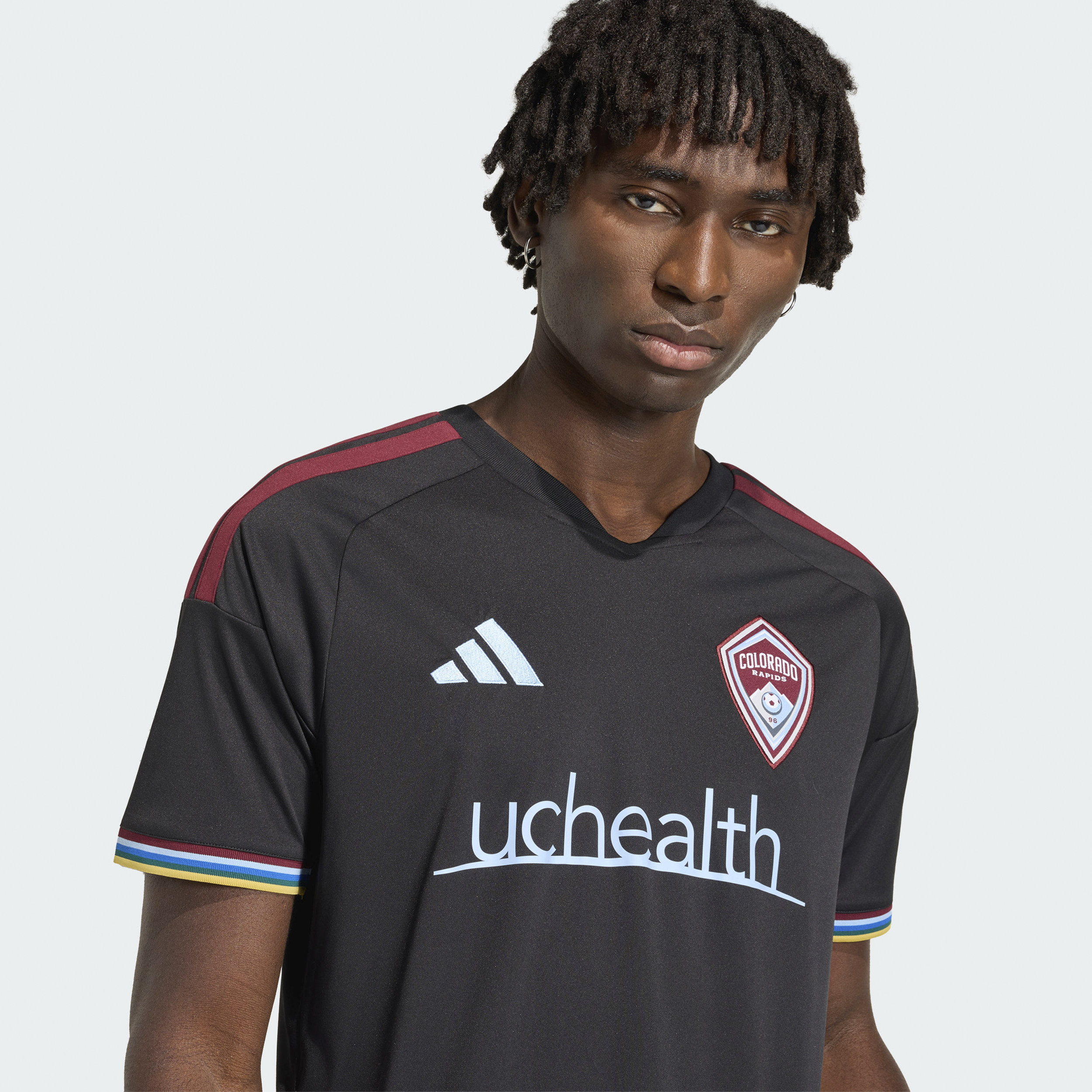[SJH] Colorado Rapids 2026 Colorful Colorado Replica Jersey - Black