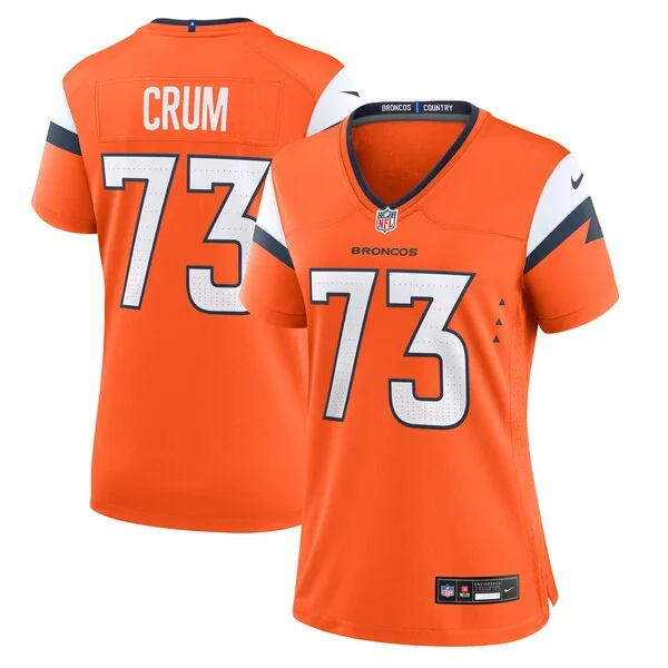 None Game NFL Jersey - Orange | High-Quality Football Apparel
