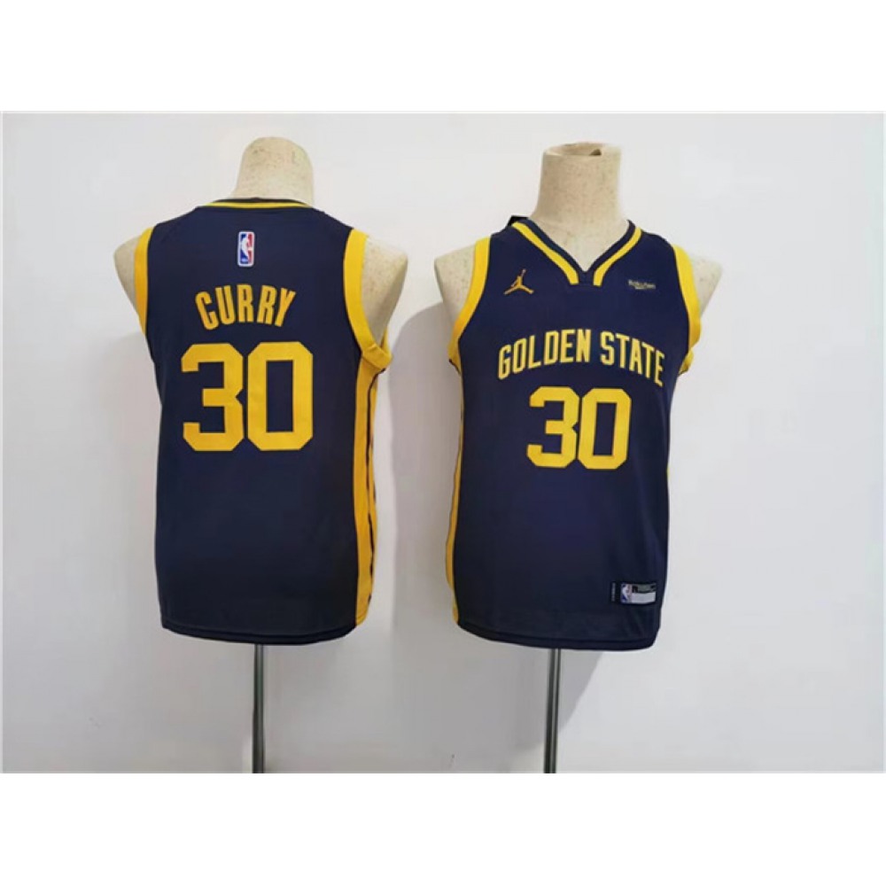 Jersey Golden State Warriors Stephen Curry30 - Navy - Basketball Fan Gear