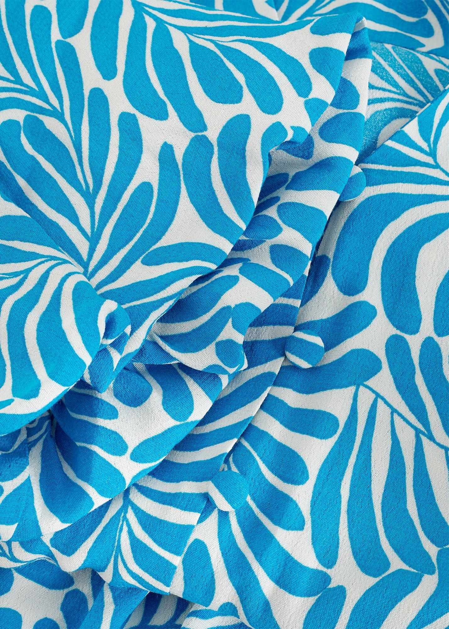 Phoebe Blue Print Swing Dress