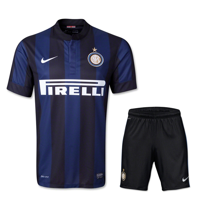 13-14 Inter Milan Home Soccer Jersey KitShirtShort - Official Replica