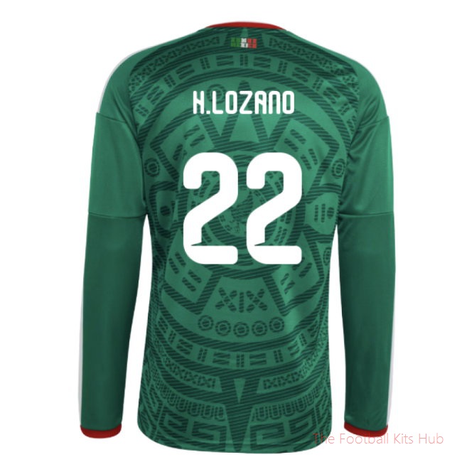 [JED] 2026/27 Mexico Long Sleeve Home Shirt (H.Lozano 22)