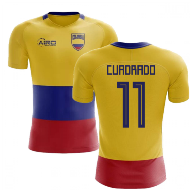 Premium 2025-2026 Colombia Flag Concept Football Shirt (Cuadrado 11)