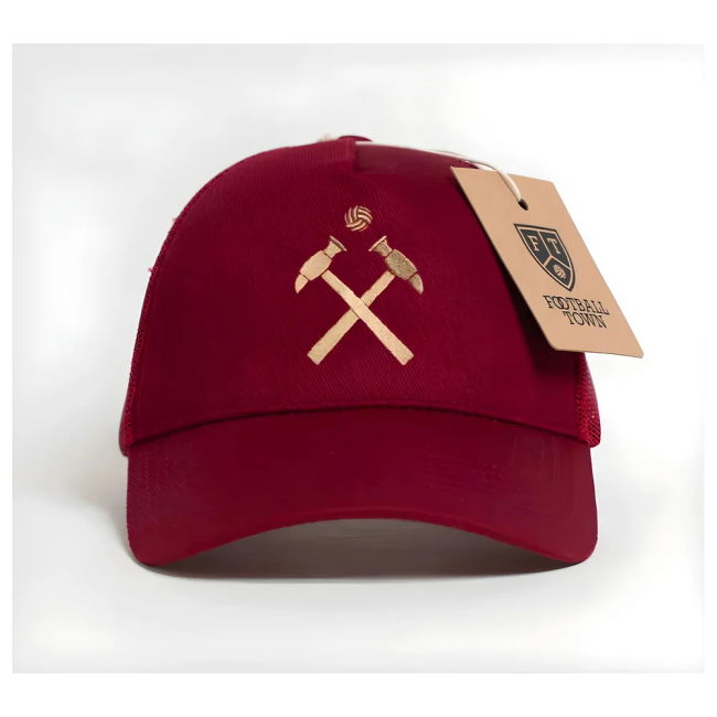Certified The Ironworks Trucker Cap (Claret) Stylish Design