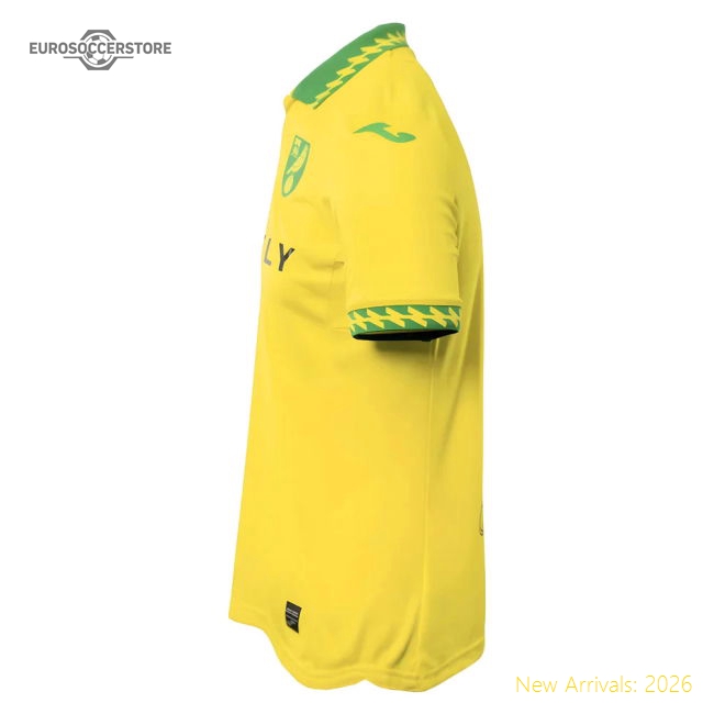 2025-2026 Norwich City Home Shirt Player Replica For Premier League Fans