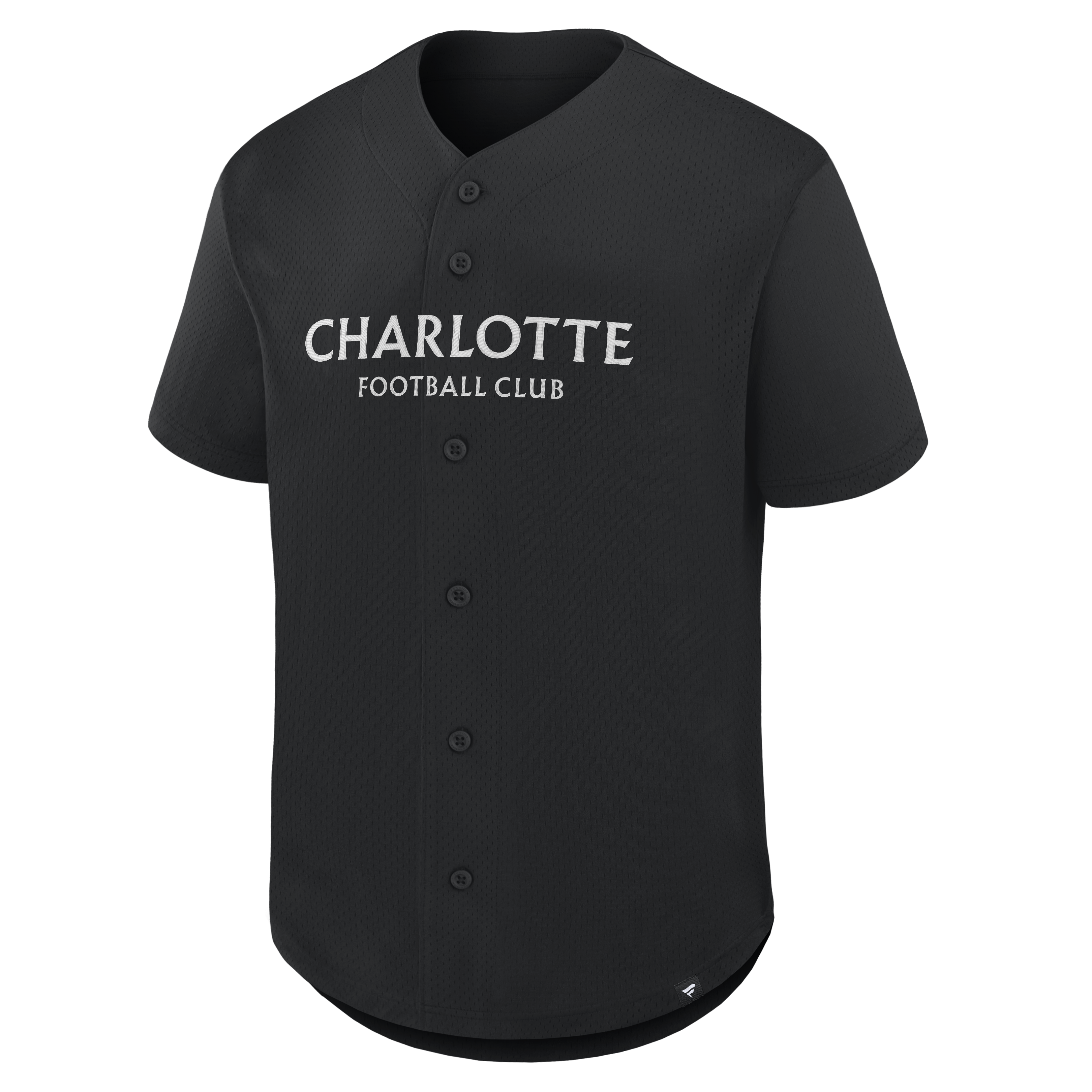 [JED] Charlotte FC Maximum Intensity Button-Up Jersey? - Black