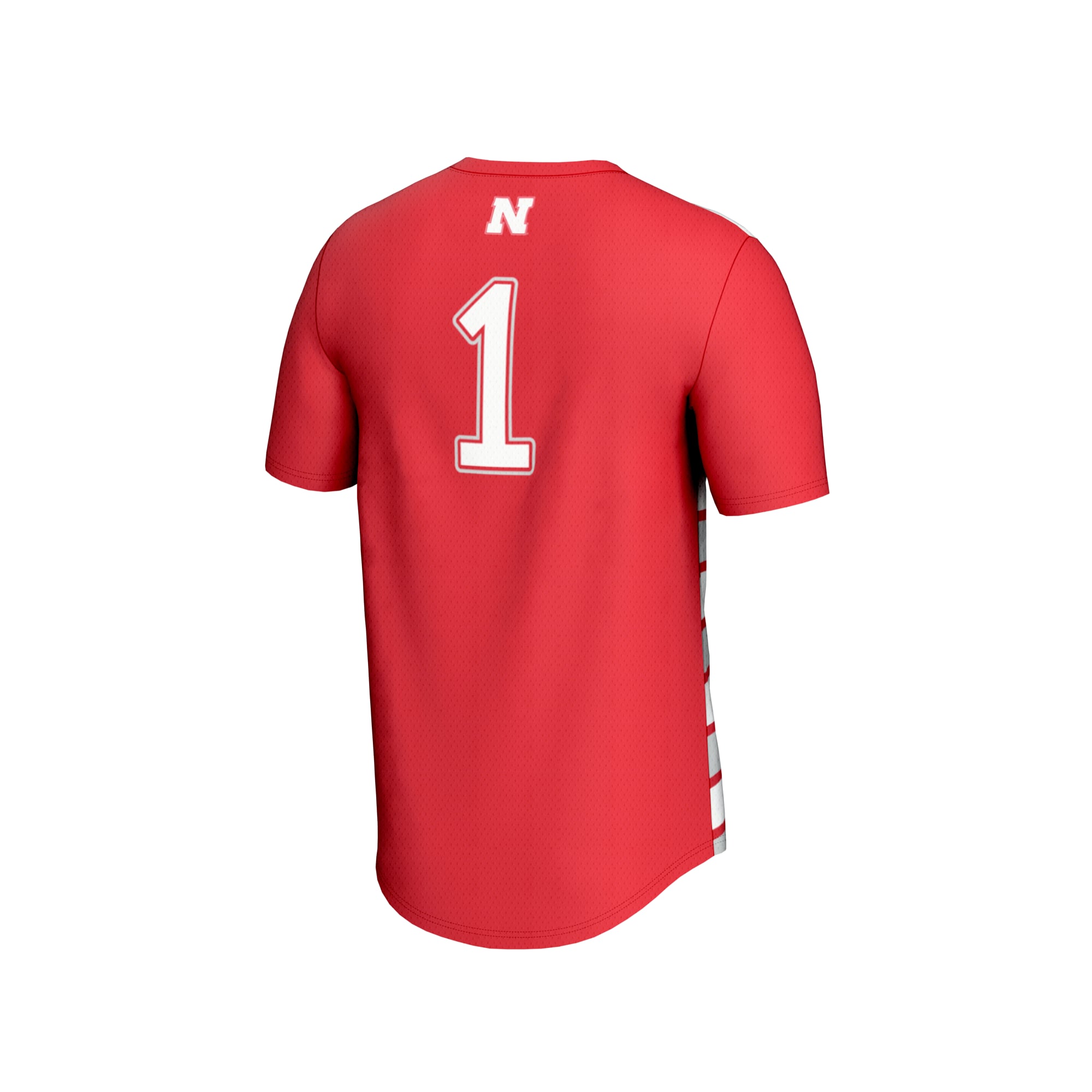 #1 Nebraska Huskers GameDay Greats Unisex Lightweight Soccer Fashion Jersey - Scarlet
