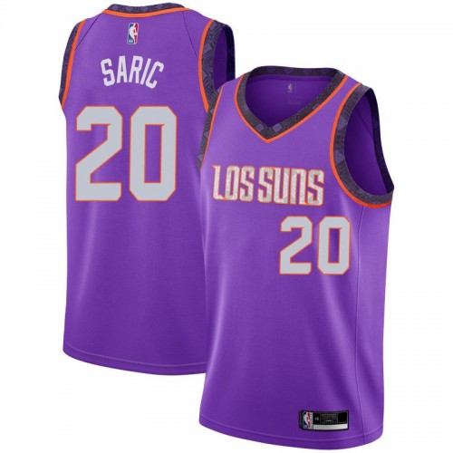 Durable PHX NBA Swingman Jersey #20 Dario Saric 2018 City - Purple