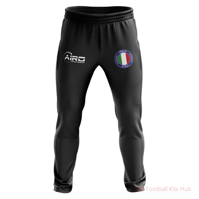 Italy Concept Football Training Pants (Black)