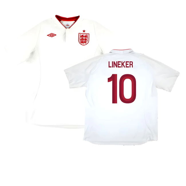England 2012-13 Home (Mint) (Lineker 10)