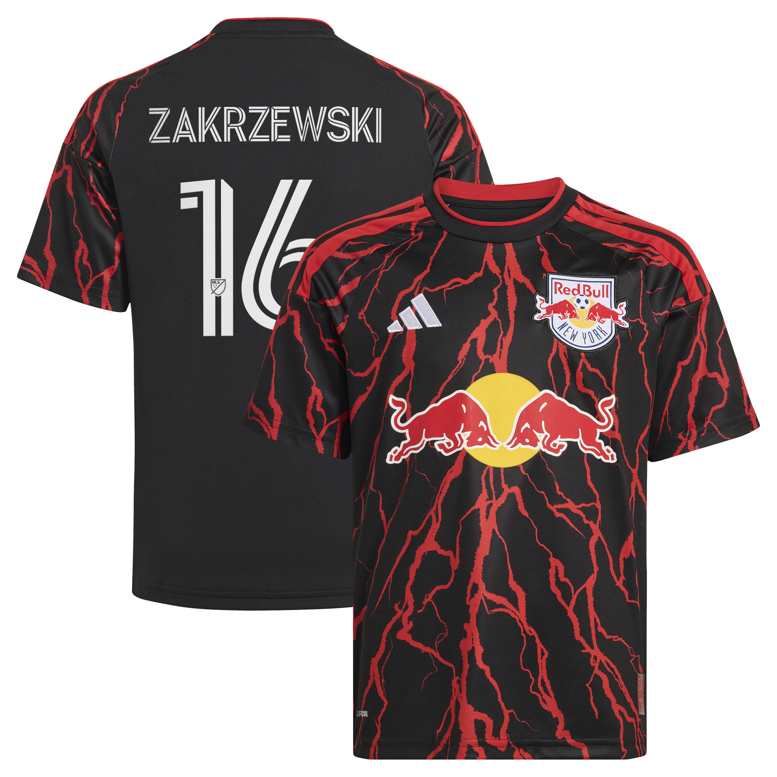 [SJH] Julian Hall New York Red Bulls Youth 2026 The Rooted Kit Replica jersey - Black